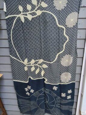 Les Belles Vagabondes Hand Painted Scarf NWT has holes CUTTER SCARF